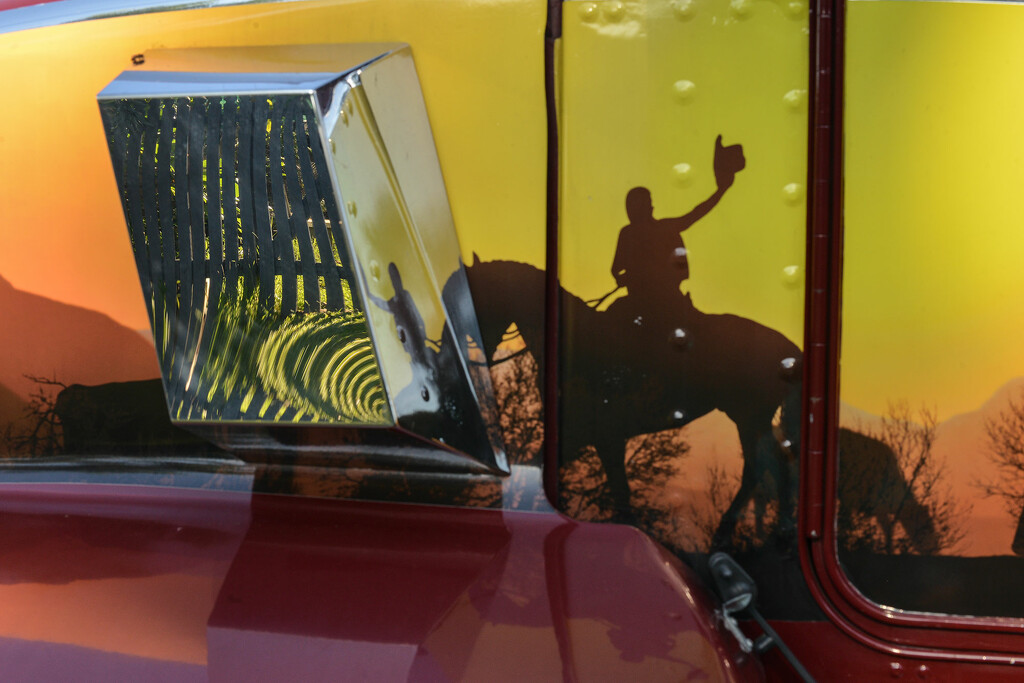 Reflections: Rodeo truck by jeneurell