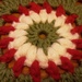 Centre of crocheted Sunburst Granny Square by grace55