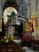 3rd Feb 2022 - Winchester Cathedral- They're Taking Things Down