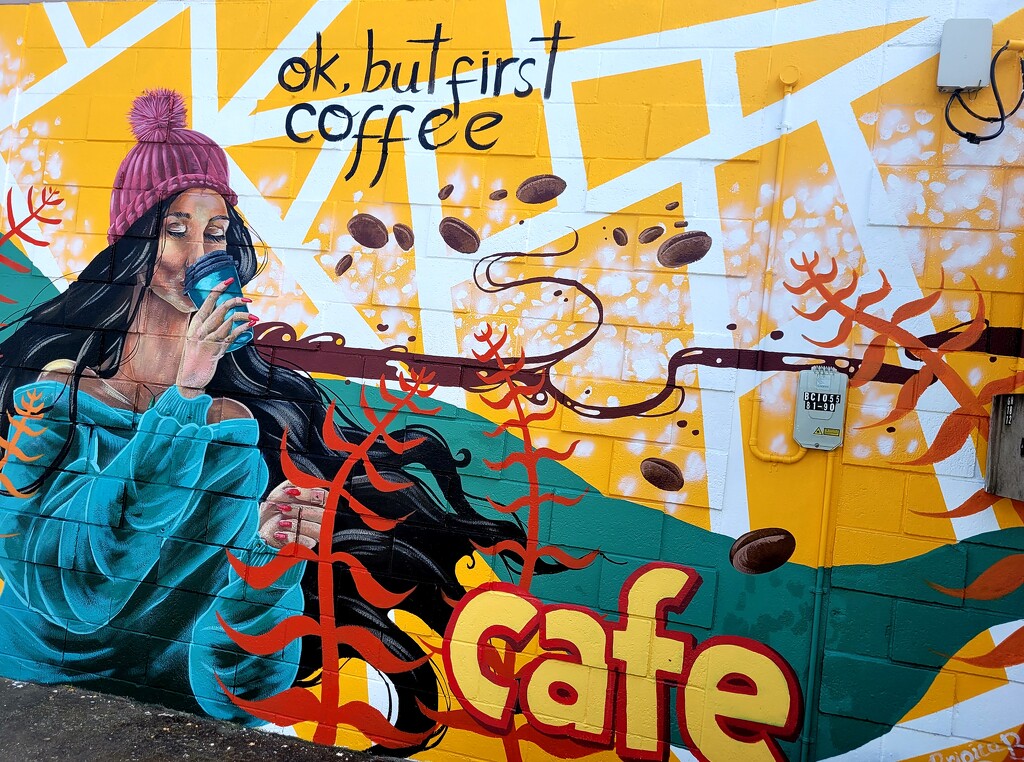 Cafe Mural..  by julzmaioro