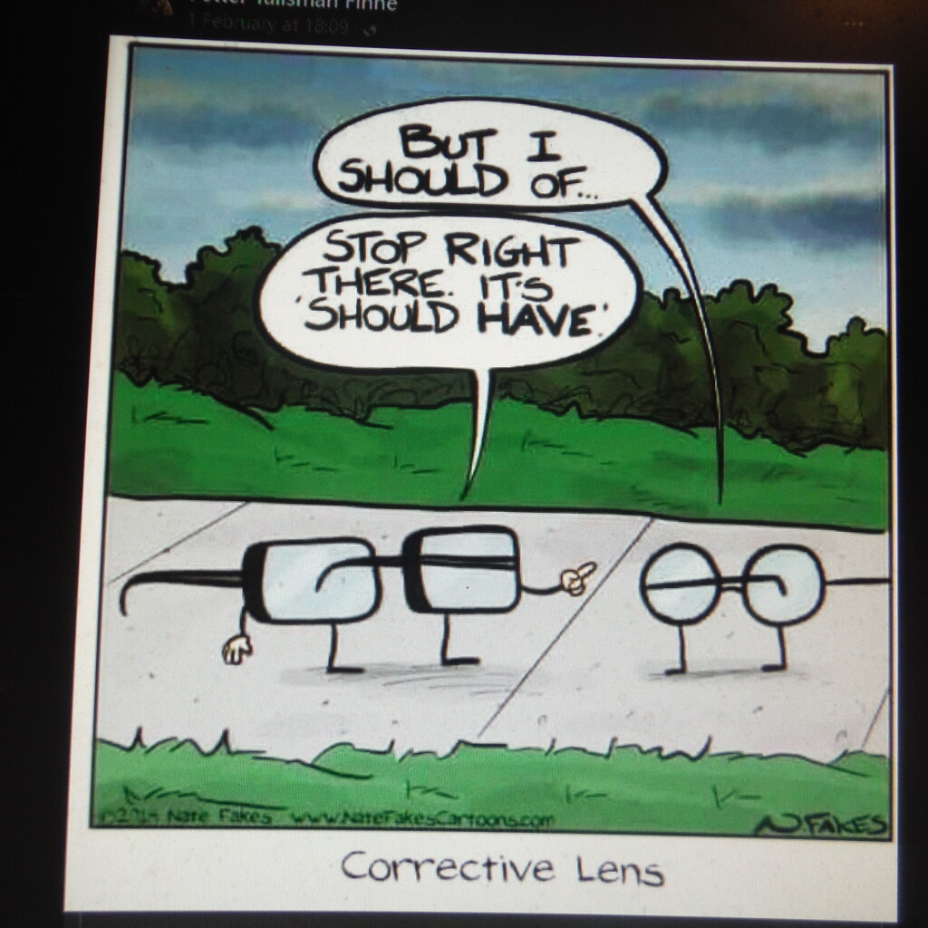 Error #7: Running Afoul of "Corrective Lenses" by spanishliz