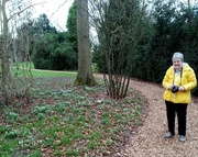 6th Feb 2022 - My Wife at Hare Park Chippenham near Cambridge 