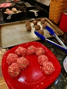 6th Feb 2022 - It has been a while, so I decided to make my meatballs again...