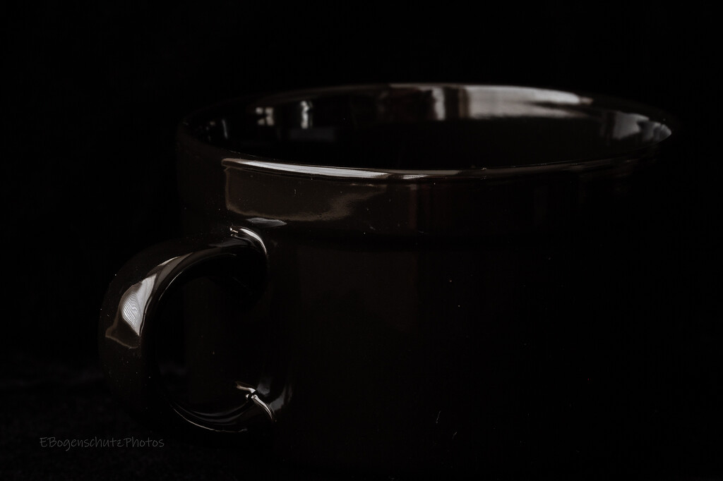 Black Soup Mug   by theredcamera