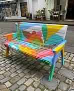 7th Feb 2022 - colourful bench