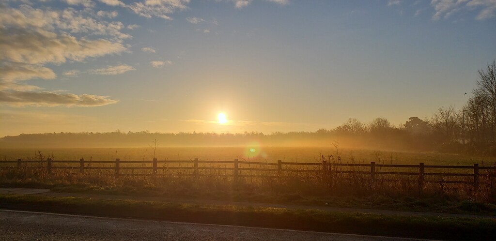 Foggy sunrise by shine365