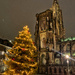 Strasbourg cathedral with a Christmas tree.  by cocobella