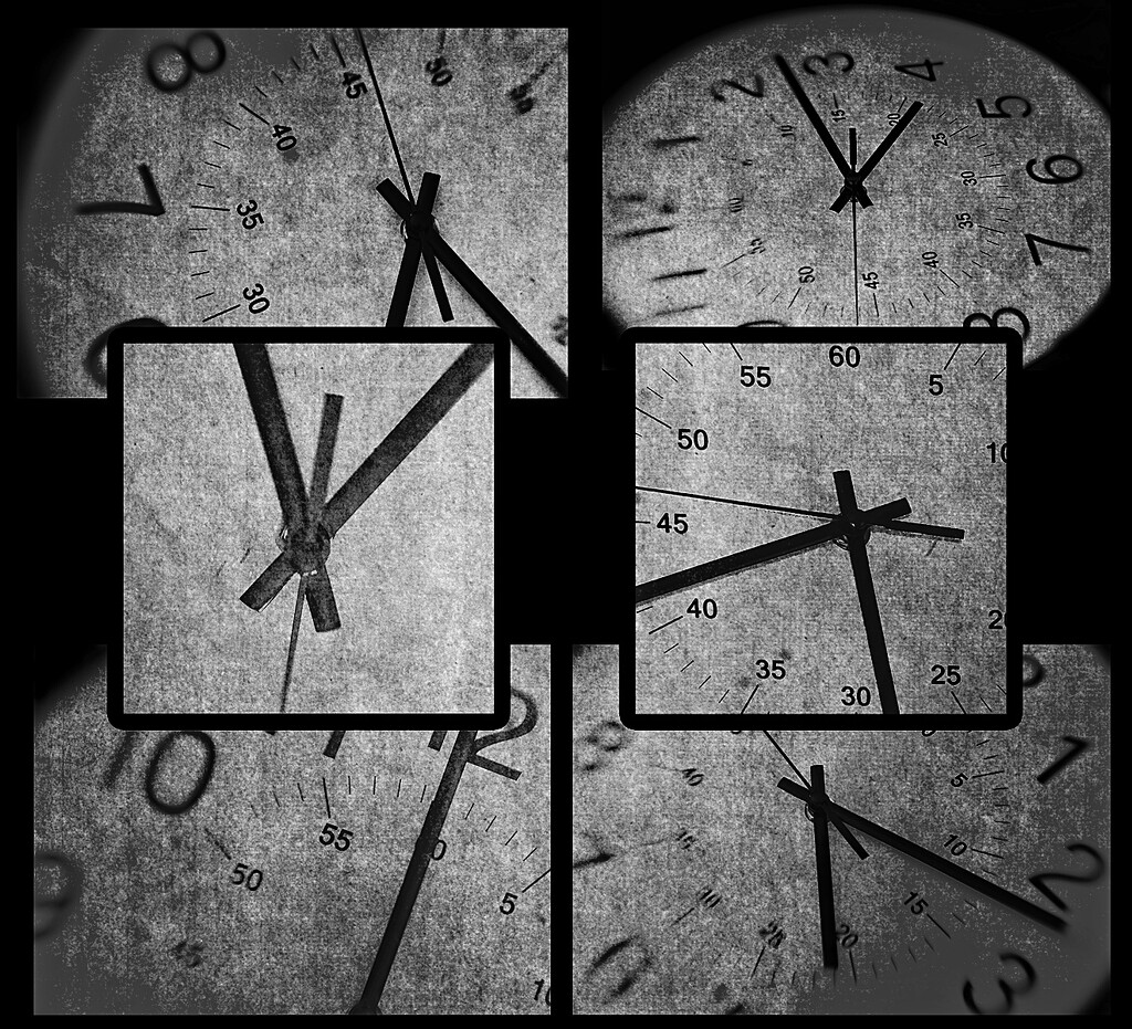 Clocks Collage by gardencat