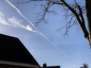 12th Feb 2022 - 02-12 - Chemtrail with clouds