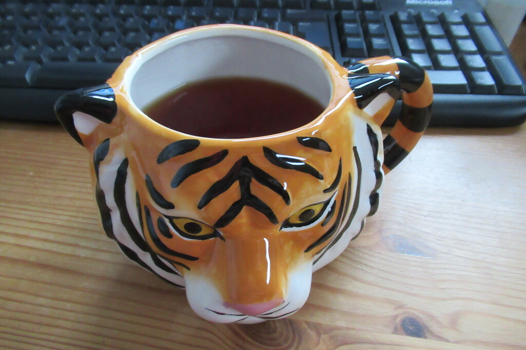 tiger mug by anniesue