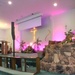 Pink lights at church  by julie