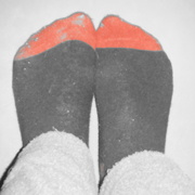 14th Feb 2022 - Red Toed Socks