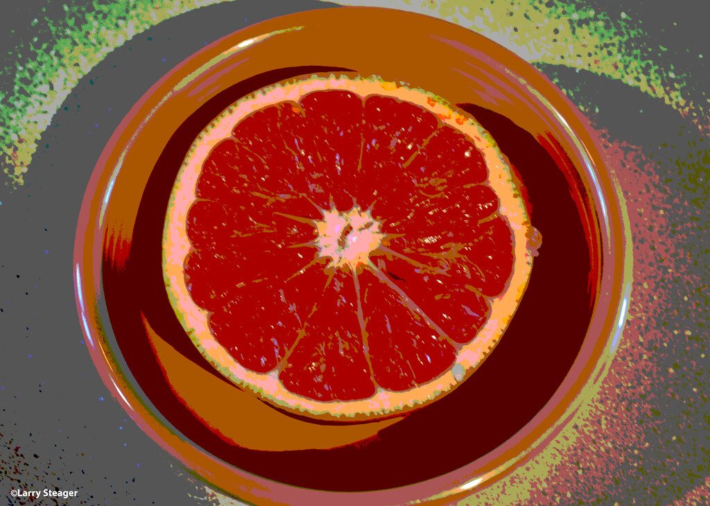 Red Grapefruit filter applied by larrysphotos