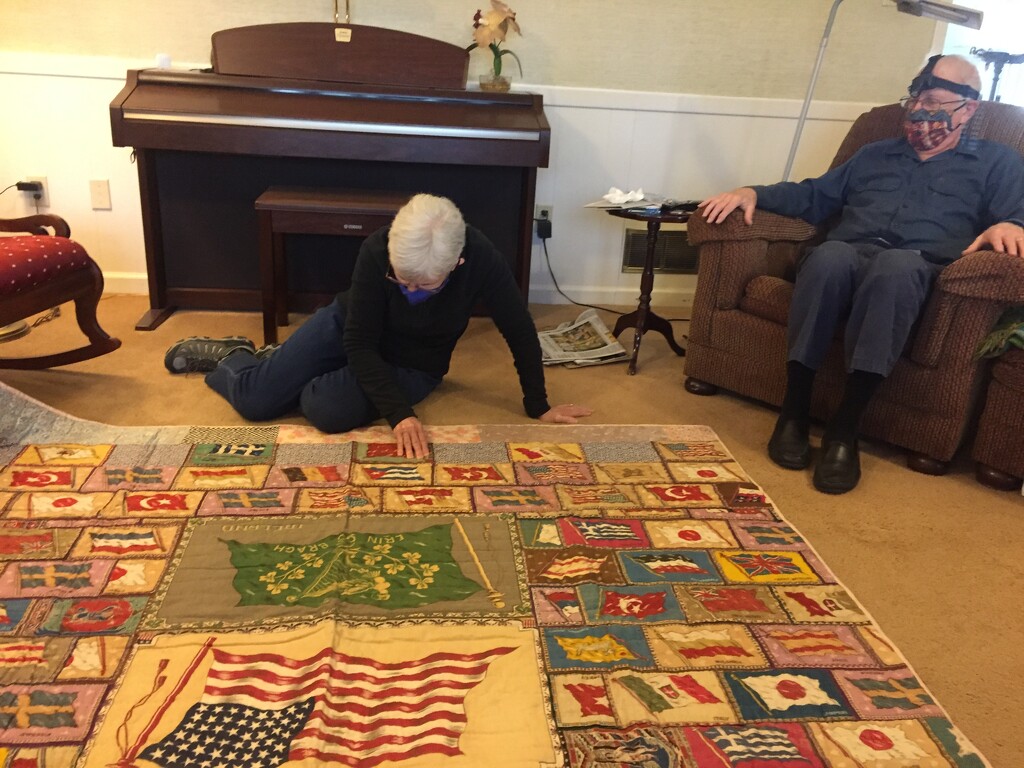 Seeing a friend's family quilts by margonaut