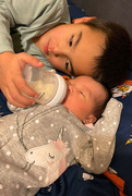 17th Feb 2022 - Jerik Meets His Baby Sister