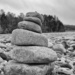 The Shape of Stones on the Riverbank by jamibann
