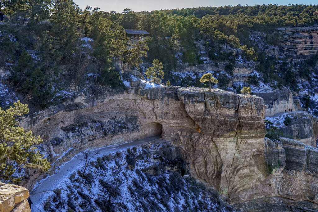 Bright Angel Trail Tunnel by k9photo