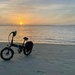 Bike on the beach.  by clayt