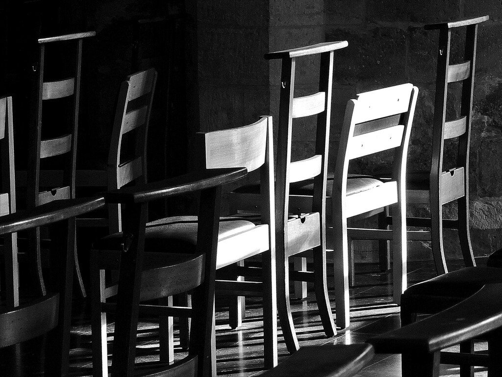 Chairs at church by etienne