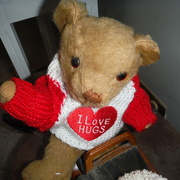 20th Feb 2022 - Heart #2: On Teddy's Sweater