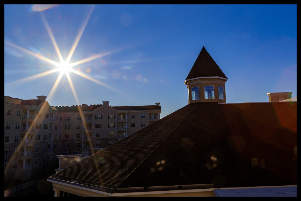 Sunburst from our Balcony by hjbenson