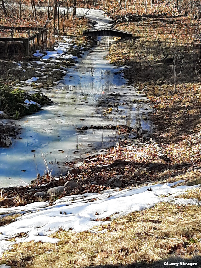Frozen creek by larrysphotos