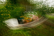 22nd Feb 2022 - Multiple exposure: dinghy in the garden