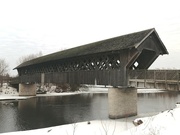 21st Feb 2022 - Wood Lattice Truss Bridge