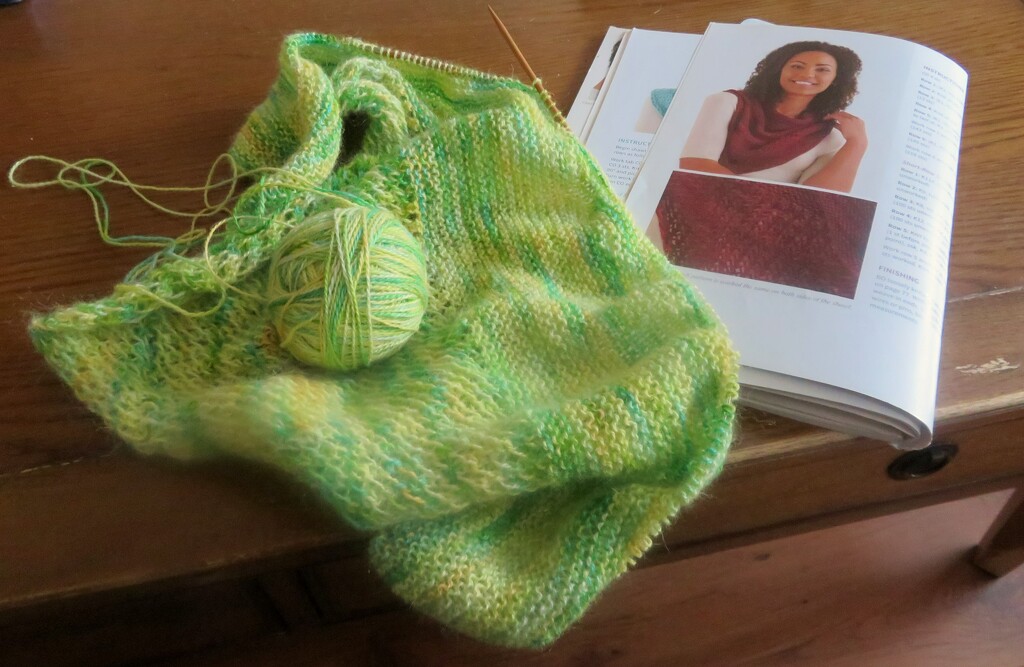 Hand dyed Handspun yarn by lellie
