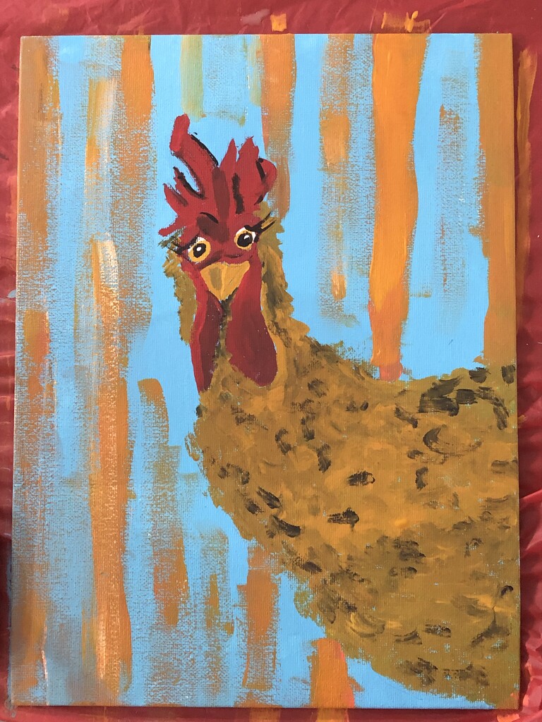 Winner, winner, chicken painting? by homeschoolmom