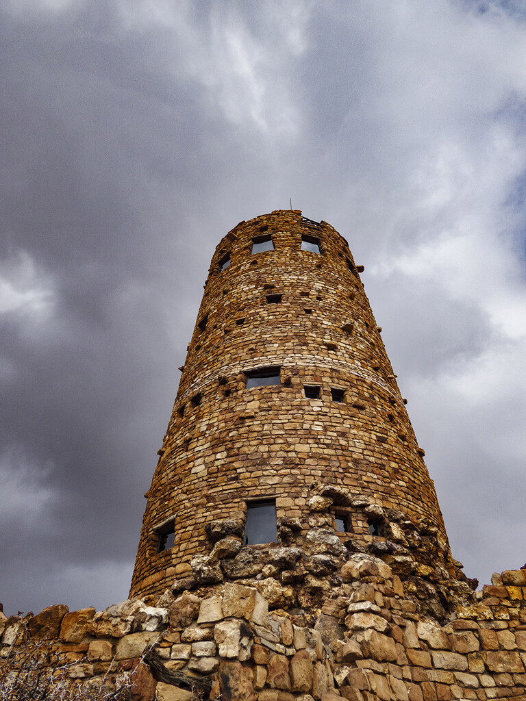 Desert Tower Looking Up by k9photo