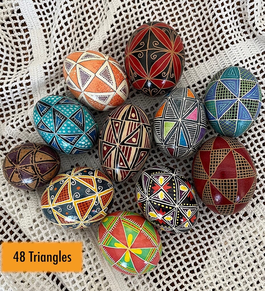 48 triangles  by pennyrae