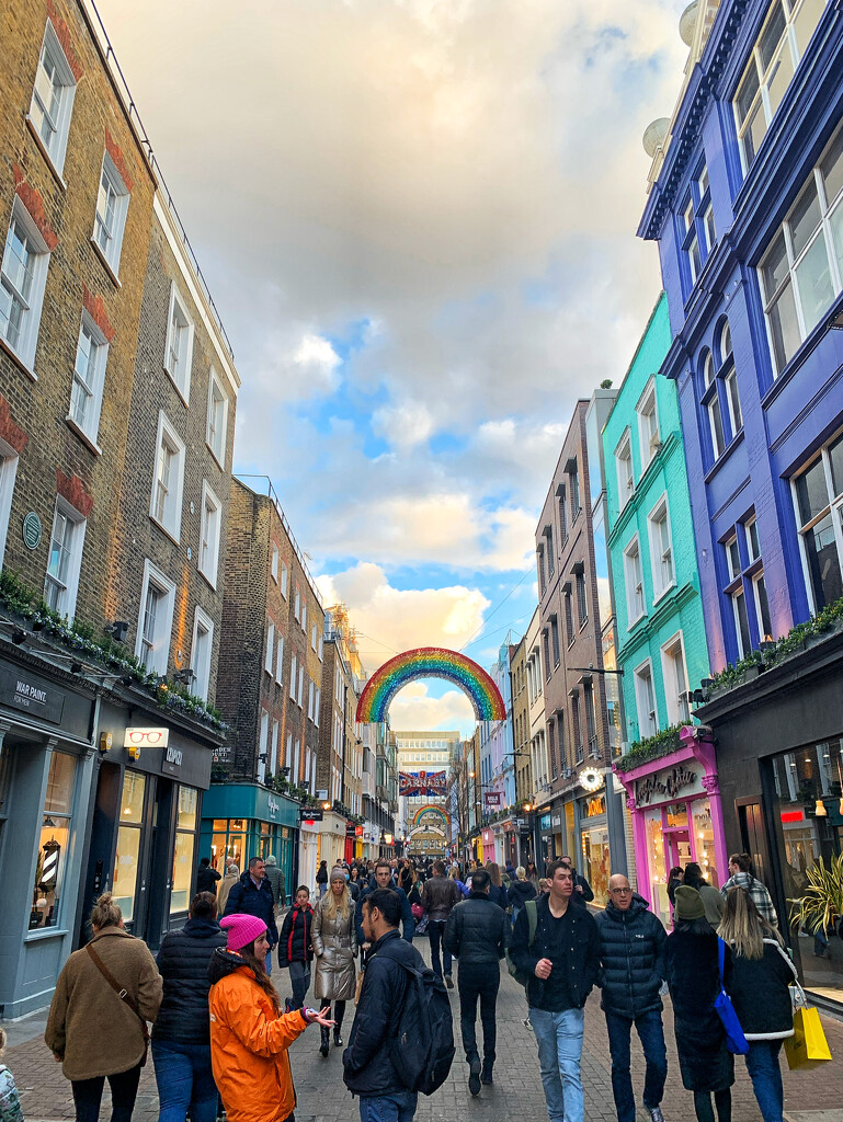 Colors in Carnaby street.  by cocobella
