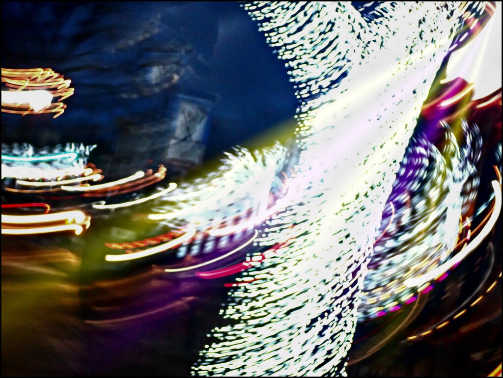 Night Lights Abstract 4 by olivetreeann