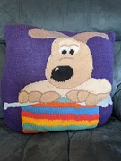 24th Feb 2022 - Once he was a much loved jumper..then a cushion..now he's reached the end of his life. Goodbye 