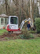 3rd Mar 2022 - Our neighbours digging the garden.