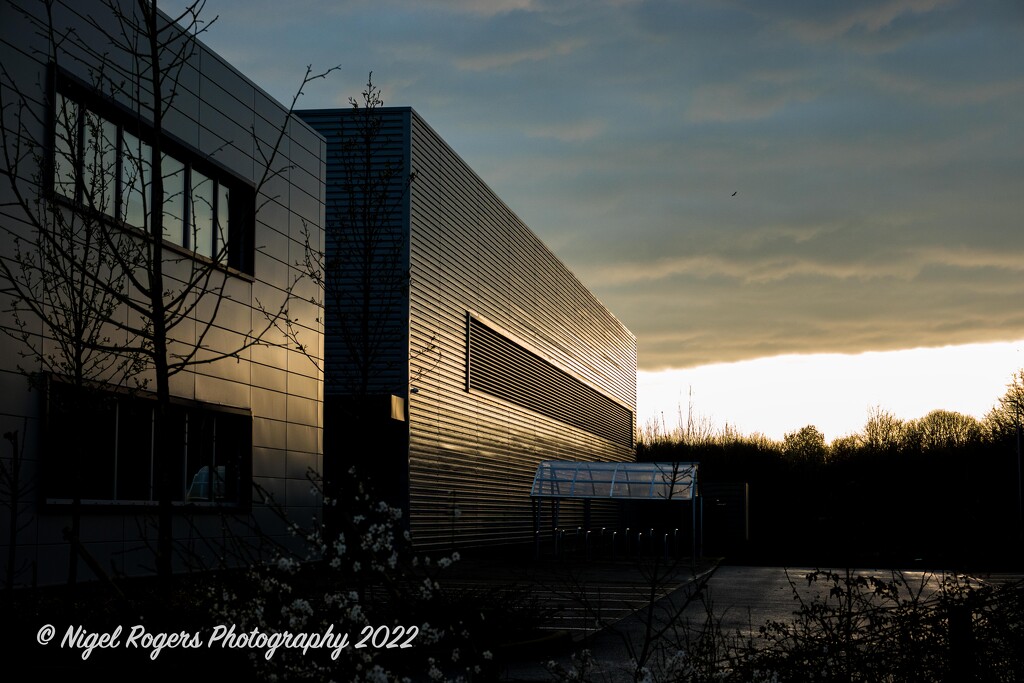 warehouse sunset by nigelrogers