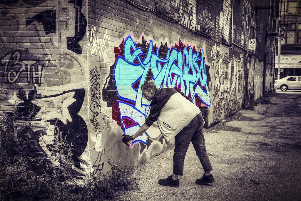 Graffiti Alley Toronto by pdulis