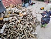 5th Mar 2022 - Stacking wood
