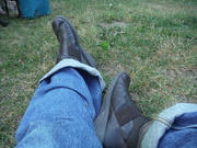 7th Mar 2022 - Jeans #3: Sitting on the Grass