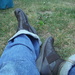 Jeans #3: Sitting on the Grass by spanishliz