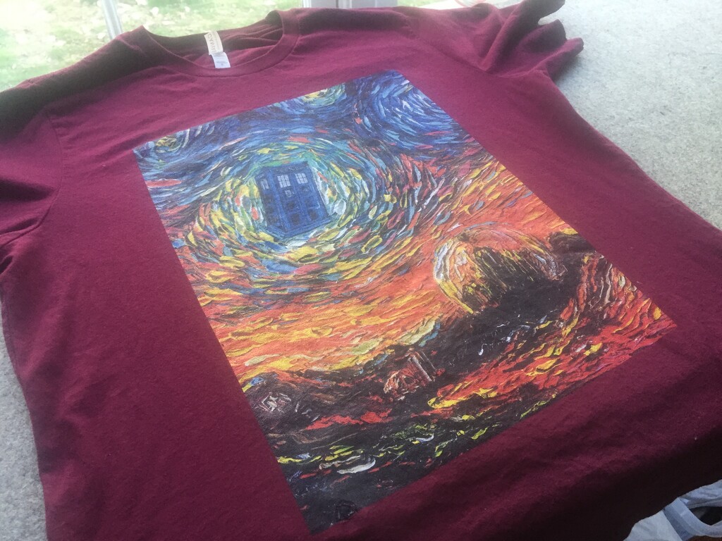 He didn't know it was a Dr Who shirt! by margonaut