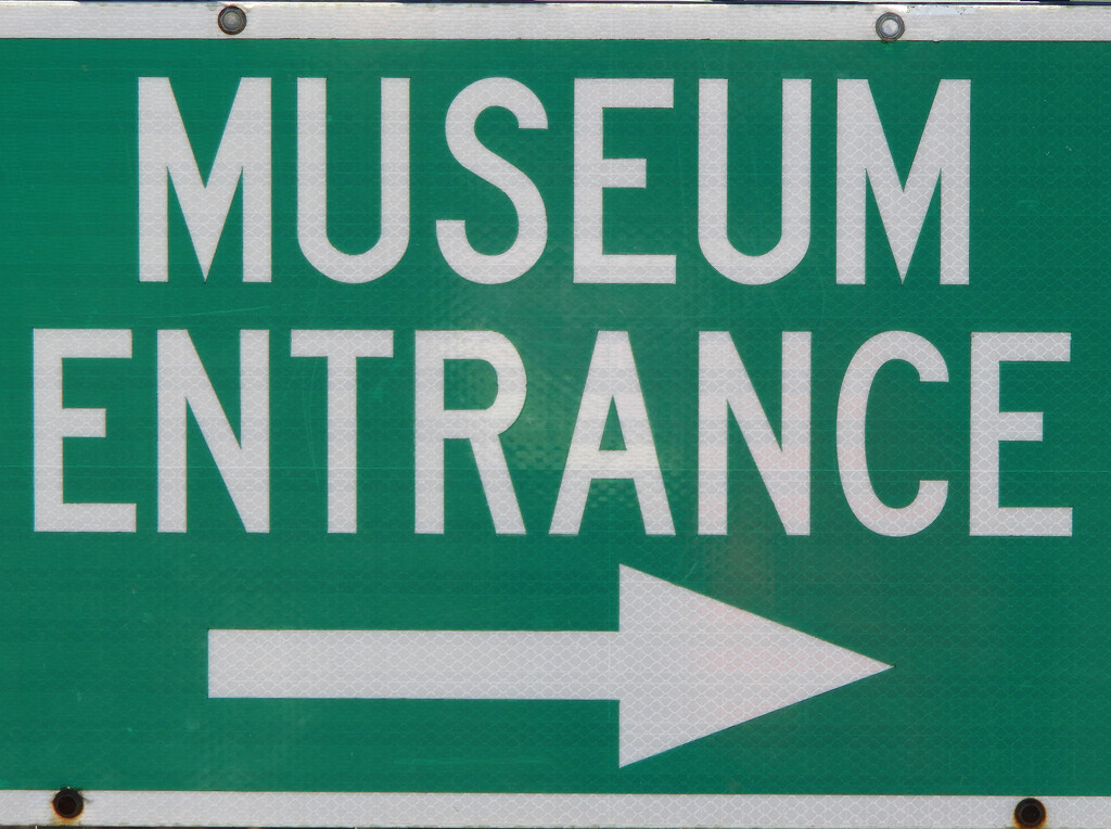 Green Museum Sign by homeschoolmom