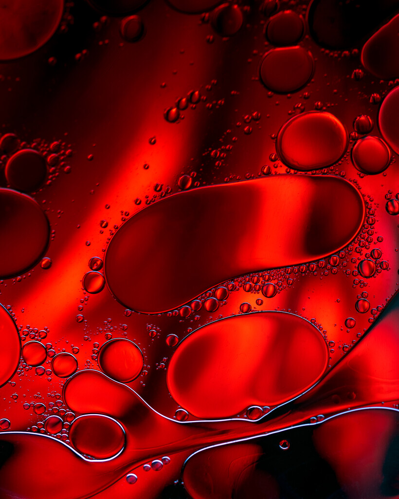 Red "Bubbles" by nickspicsnz