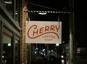 12th Mar 2022 - Cherry Coffee sign at night