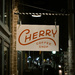 Cherry Coffee sign at night by jpweaver