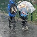 Walking to school in the rain by yorkshirelady