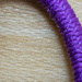 Purple hair tie by cristinaledesma33