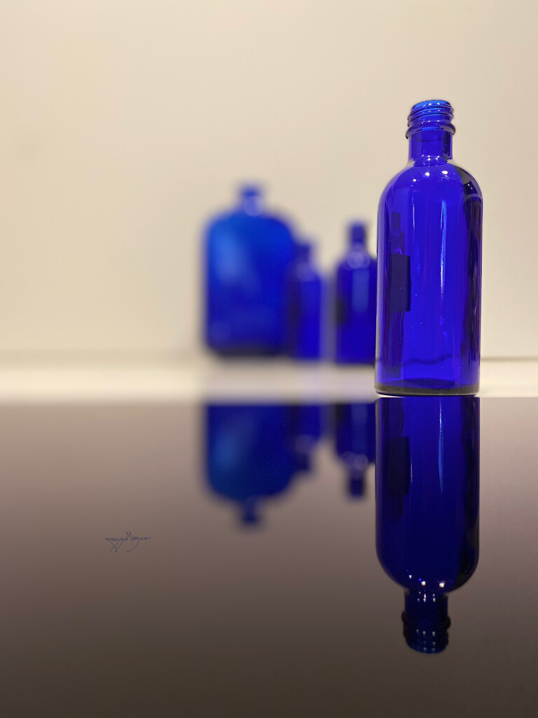 Blue Bottles by mazoo