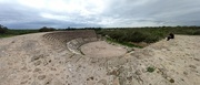 10th Mar 2022 - Ampitheatre at Salamis in Cyprus. Taken on panorama setting on Galaxy A12 phone. An experiment